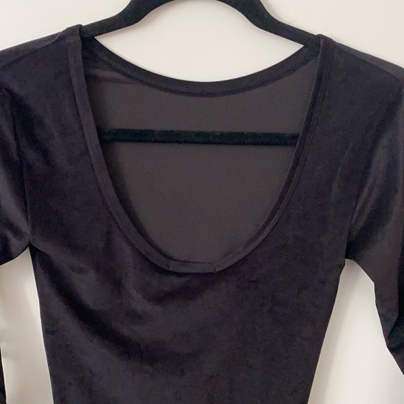 James Perse long black dress sz0 stretchy NWT(XS) - Picture 5 of 10